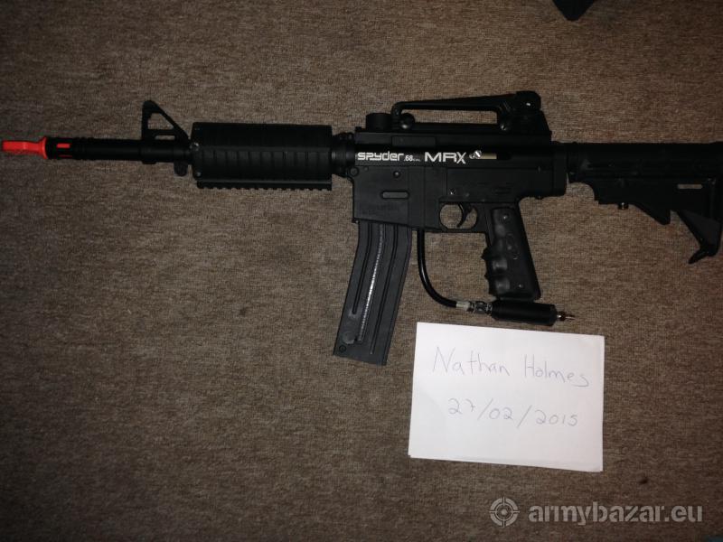 spyder mrx paintball gun
