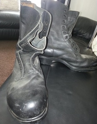 british assault boot black