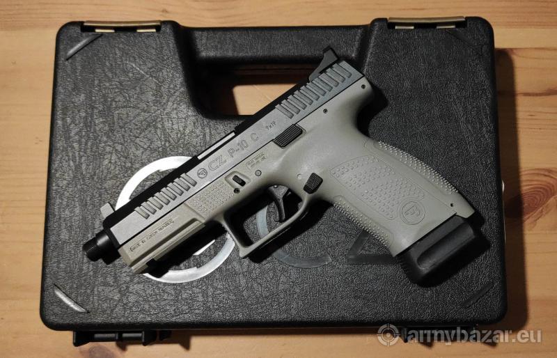 CZ P10C + kompensator PMM + kabura kydex x2