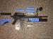 Mint Condition Airsoft M4 (AEG) rifle with Shotgun - Sale