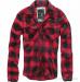 Košile Brandit Check Shirt - červená-černá - Predaj