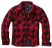 Bunda Brandit Lumberjacket - červená-černá - Prodej